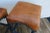 Set of 5 Vintage Leather Bar Stools With Spindle Legs & Nailhead Trim | Spanish Revival / Mediterranean Style For Sale - Image 9 of 18