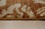 Traditional 3x14 Gold Brown Damask Hand-Knotted Wool Runner For Sale - Image 3 of 4