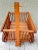 Wood Vintage Mid 1900s Decorative Wooden Goat Cart For Sale - Image 7 of 12