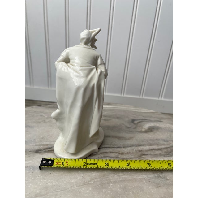Rococo Nymphenburg Bustelli Pantalone Figurine White Porcelain Commedia Dell'Arte 7" For Sale - Image 3 of 11