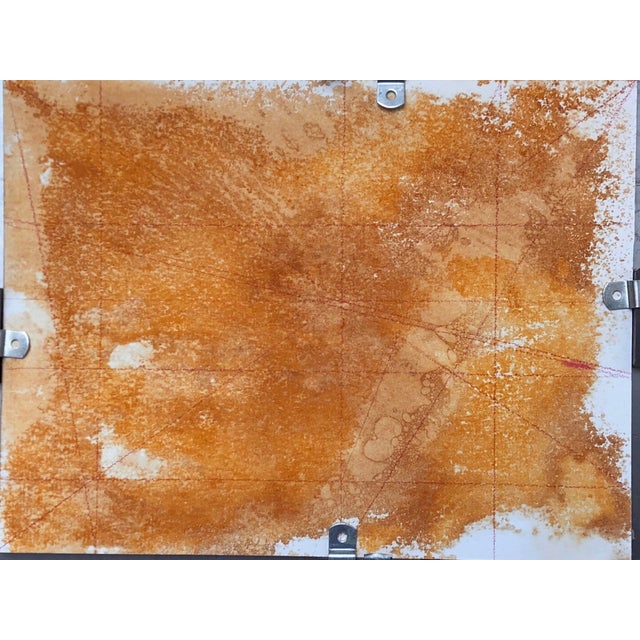 Early 21st Century Left Unsaid by Lisa Fricker | Oil on Iron Oxide Monoprint Mounted on Panel Portrait of a woman For Sale - Image 5 of 5