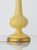 Beige Butter Yellow Ceramic Table Lamp with Pink Silk Pleated Shade from Casa Pupo, Spain, 1960s For Sale - Image 8 of 15