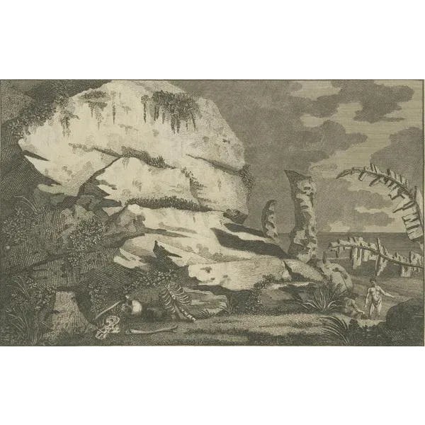 Late 18th Century Moai Statues, 1794, Paper For Sale - Image 5 of 6