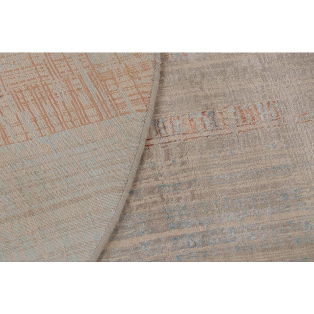 Red Rug & Kilim’s Modern Circle Rug With Multi-Color Abstract Pattern For Sale - Image 8 of 10