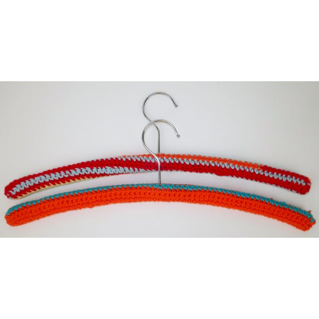 Vintage Cottagecore Style Crochet Hangers, Set of 6 For Sale In Atlanta - Image 6 of 11