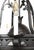 Black Mid 20th Century Restored Gothic Black Wrought Iron Chandelier For Sale - Image 8 of 9