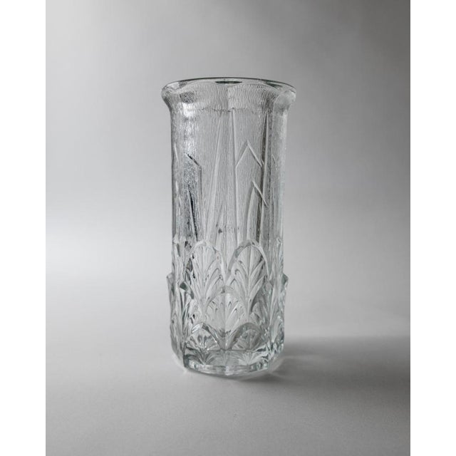 Vintage Pressed Glass Vase, 1970s For Sale - Image 12 of 12