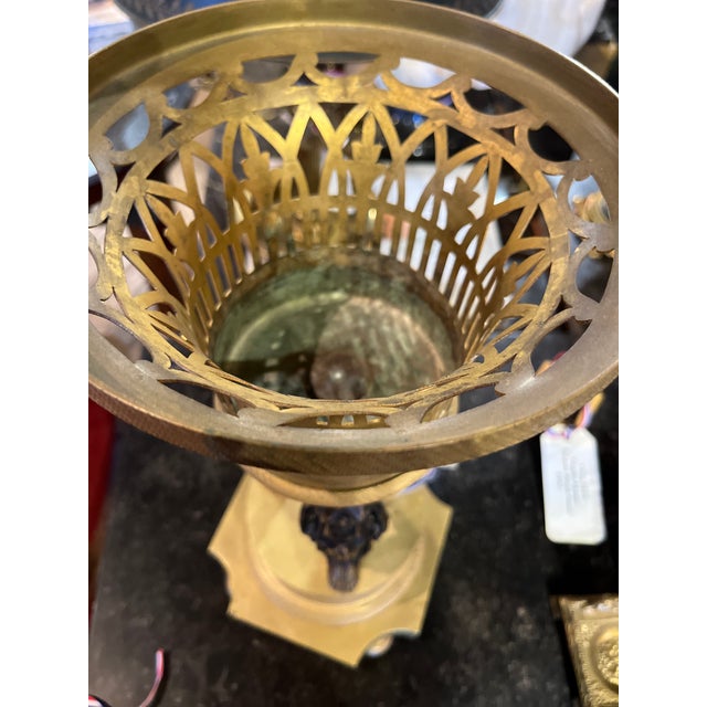 Early 19th Century Early 19th Century French Empire Gilt Bronze Center Piece For Sale - Image 5 of 5