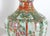 Green Chinese Export Porcelain Bottle-Form Rose Medallion Vases For Sale - Image 8 of 18