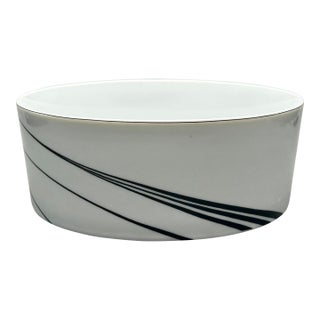 Vintage Block Spal "White Pearl" Casserole Dish Jack Prince Modernist Serving Bowl, Jewels Collection For Sale