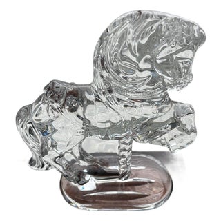 1997 Waterford Society Legends & Lore Carousel Horse Figurine Ireland w/ Box For Sale