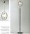 Metal Model 2020 Floor Lamp by Max Ingrand for Fontana Arte, Italy, 1961 For Sale - Image 7 of 16