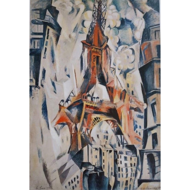 Robert Delaunay (after) The Tower, 1910 Art print, on thick paper, museum quality Titled and Signed in the plate Published...