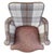 Light Gray Pair of Early 20th Century Queen Anne Revival Armchairs For Sale - Image 8 of 14