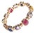 Bochic “Capri” Vintage Diamond, Ruby & Multi-Color Sapphire Bangle 18K Gold &Sil For Sale