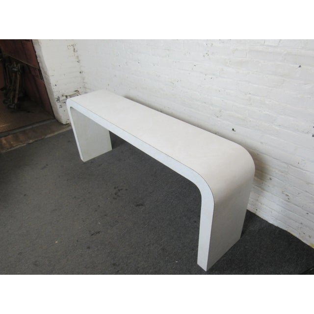 Mid 20th Century White Mid-Century Modern Arch Table For Sale In New York - Image 6 of 8