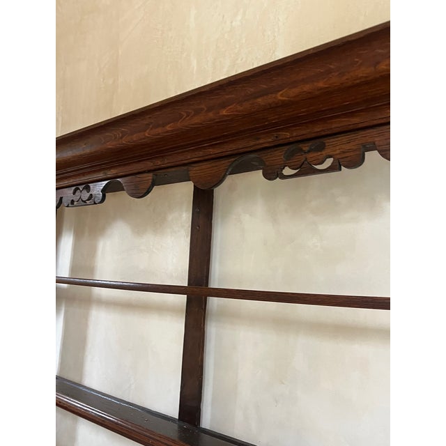 Georgian Oak Plate Rack, Hand-Crafted, Late 18th Century, Uk, 1770s For Sale - Image 13 of 17