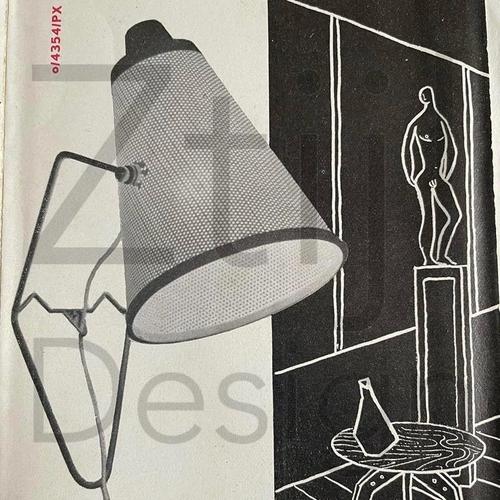 Perfolux Wall Lamp by Hiemstra & Evenblij, 1952 For Sale - Image 10 of 11