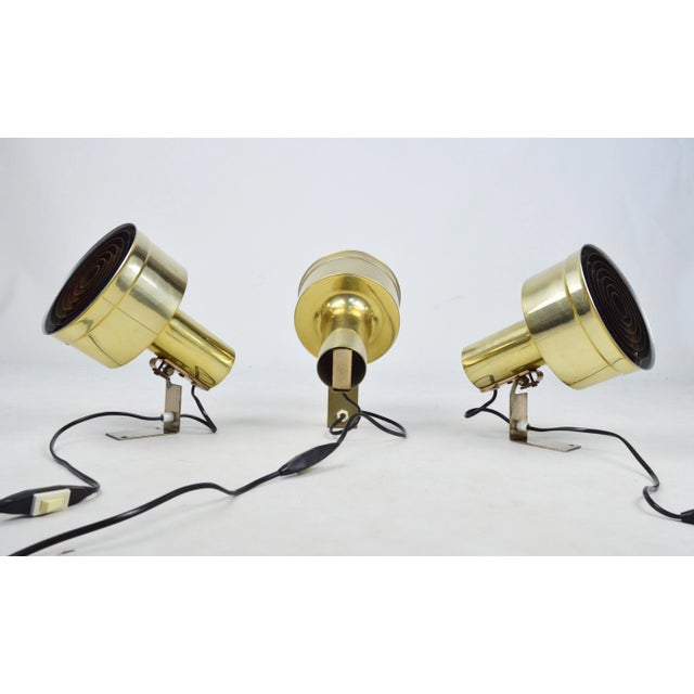 Wall Lamps from Kosta Lampan, Sweden, 1970s, Set of 3 For Sale - Image 4 of 13