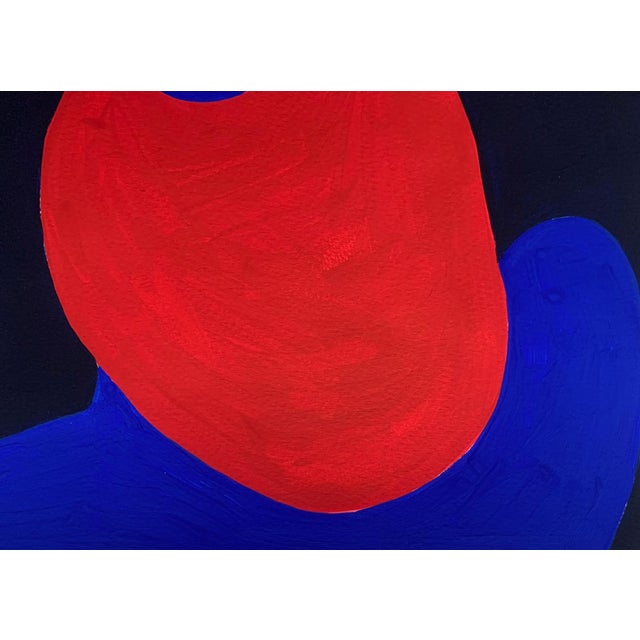 Contemporary Waleria Matelska, In Embrace XIX, 2024, Acrylic on Paper For Sale - Image 3 of 5
