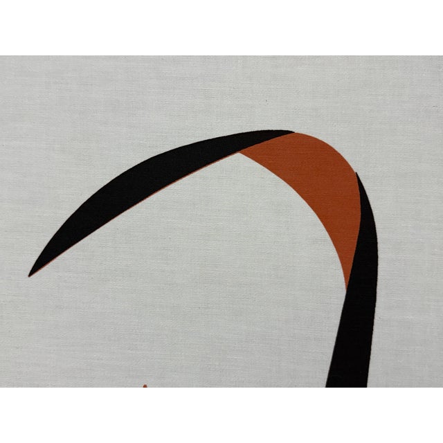 Victor Langer Graphilia Printed Canvas Panel, Circa 1973 For Sale - Image 4 of 12