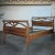 This beautiful queen bed frame is from the late 70s. It's all hand built with heavy duty pine wood. It has a beautiful...