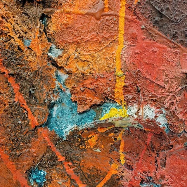 Jesús García Tola, Composition, 20th Century, Mixed Media For Sale - Image 6 of 11