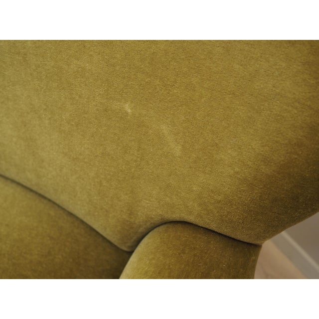 Vintage Danish Sofa in Green Velour, 1960s For Sale - Image 13 of 17