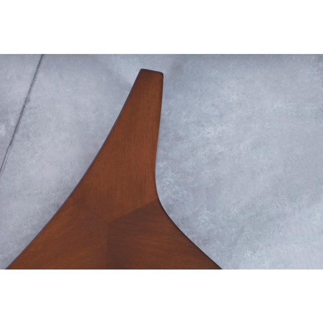 Mid-Century Walnut and Glass Biomorphic Coffee Table by Harvey Probber, 1960s For Sale - Image 12 of 12
