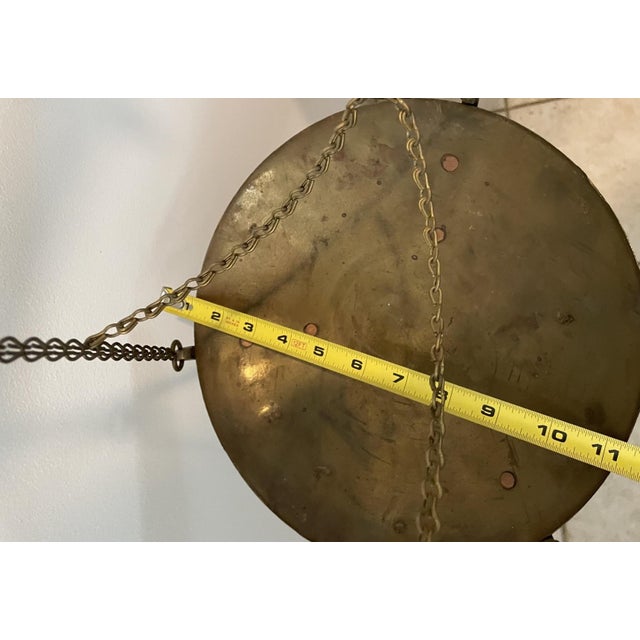 1918 Ottoman Empire Brass 16" Balance Scale — Crowned Anchor Maritime Guild Mark For Sale - Image 16 of 18