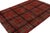 Rug & Kilim Vintage Zeki Müren Rug in Red With Brown Geometric Pattern, From Rug & Kilim For Sale - Image 4 of 7