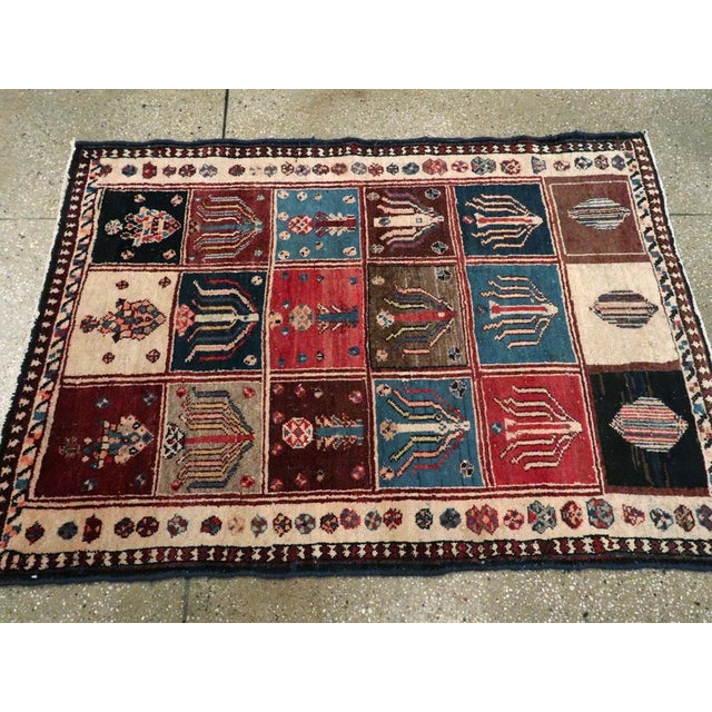 Galerie Shabab Collection Early 20th Century Persian Bakhtiari Rug For Sale In New York - Image 6 of 8