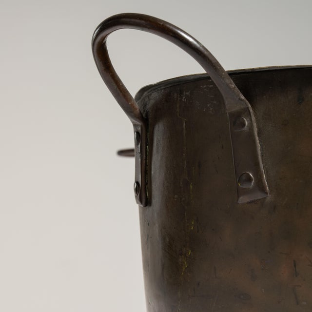 19th Century France Chocolate Metal Serving Piece For Sale - Image 11 of 15