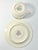 1990s 1990s Lenox “Midnight Blossoms” Set of 4 Ceramic Tea Cups & Saucers For Sale - Image 5 of 5