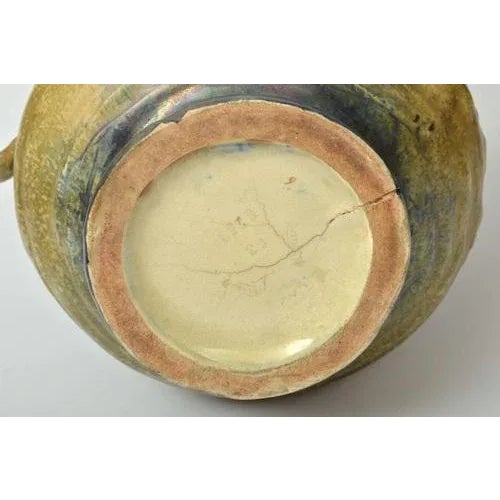 Austrian Art Nouveau Vase with Lions, 1890s For Sale - Image 5 of 7