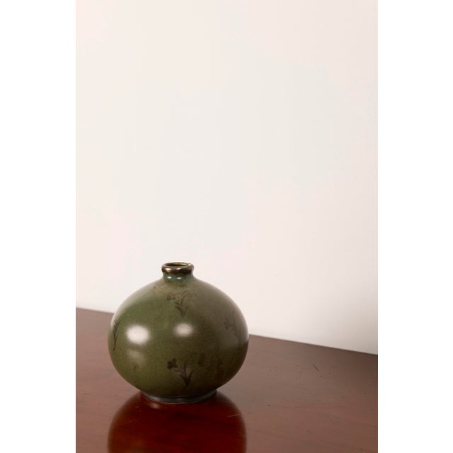 Art Deco Ceramic Vase by Arabia Finland, 1940s For Sale - Image 3 of 12