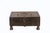 This Vintage Indian Teakwood Small Box is handcrafted from solid teakwood, elevated on turned bun feet. Featuring its...
