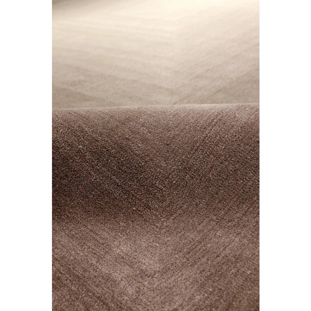Modern Pasargad Home Rodeo Brown Area Rug- 7' 9" X 9' 9" For Sale - Image 3 of 5