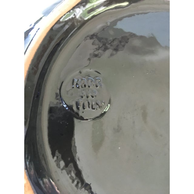 Safari Mid-Century Italian Hand Painted Pottery Elephant Bowl/Catchall For Sale - Image 10 of 12