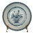 Late 20th Century Blue & White Chinese Rice Grain Serving Bowl 9.5” For Sale