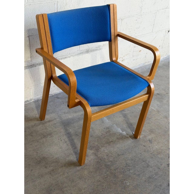 Wood Vintage Danish Bentwood Armchair by Magnus Olesen for Bondo Gravesen For Sale - Image 7 of 8