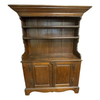 Circa 1800’s American Step Back Cabinet For Sale