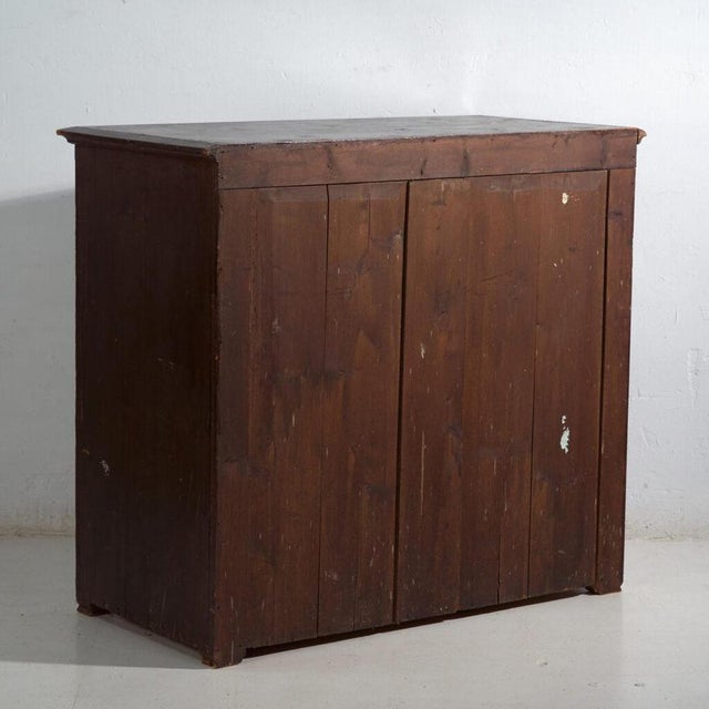 Antique Painted Folk Chest of Drawers in Wood, Austria, 1900 For Sale - Image 10 of 11