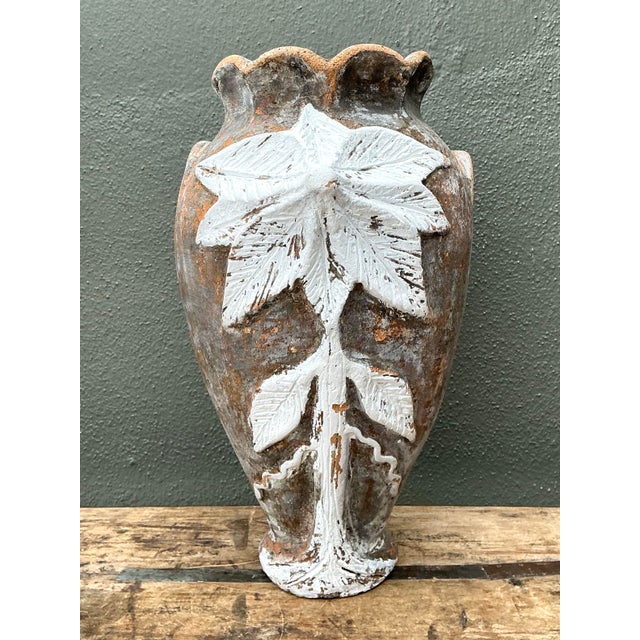 Vintage Hand Painted Single Flower Vase For Sale - Image 12 of 12