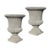Two Large French Concrete Neoclassical Planters - a Pair For Sale - Image 4 of 5