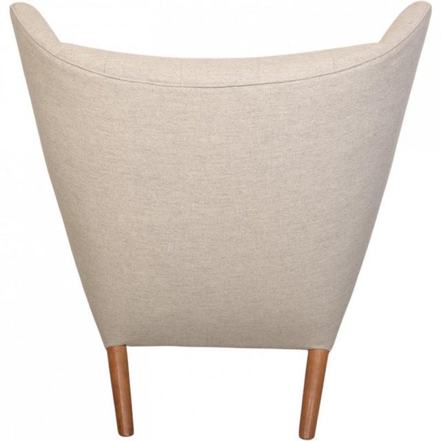 Papa Bear Chair in Grey Hallingdal Fabric by Hans J. Wegner, 1960s For Sale - Image 13 of 18