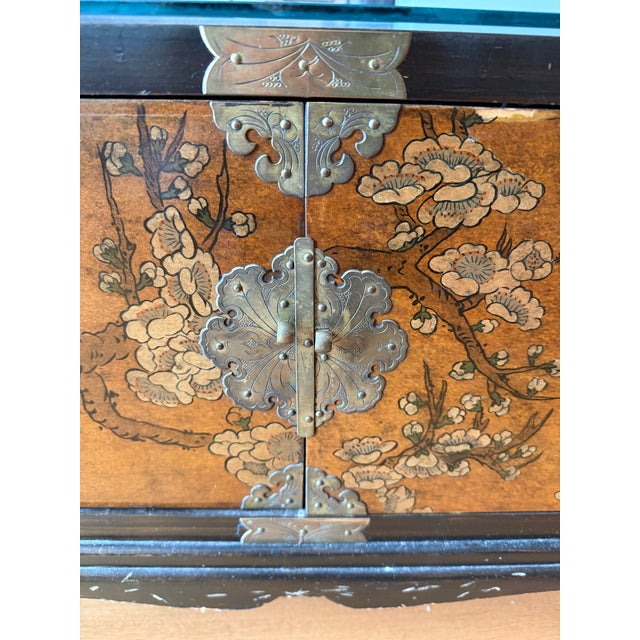 Decorative Peacock Chest For Sale - Image 9 of 9