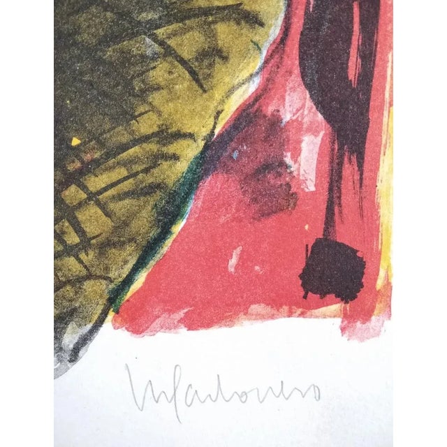 Maria Carbonero, Untitled, 1985, Lithograph, in Flawless conditions. Designed 1980 to 1989 This piece has an attribution...