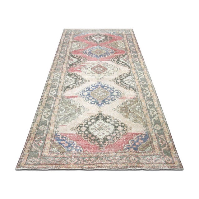 1960s 1960s Turkish Oushak Rug For Sale - Image 5 of 6