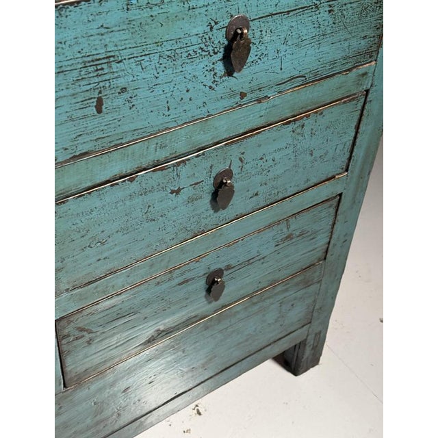 2000 - 2009 Chinese Blue Sideboard For Sale - Image 5 of 18